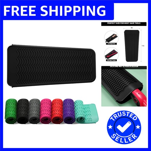 Black silicone heat mat - silicone,